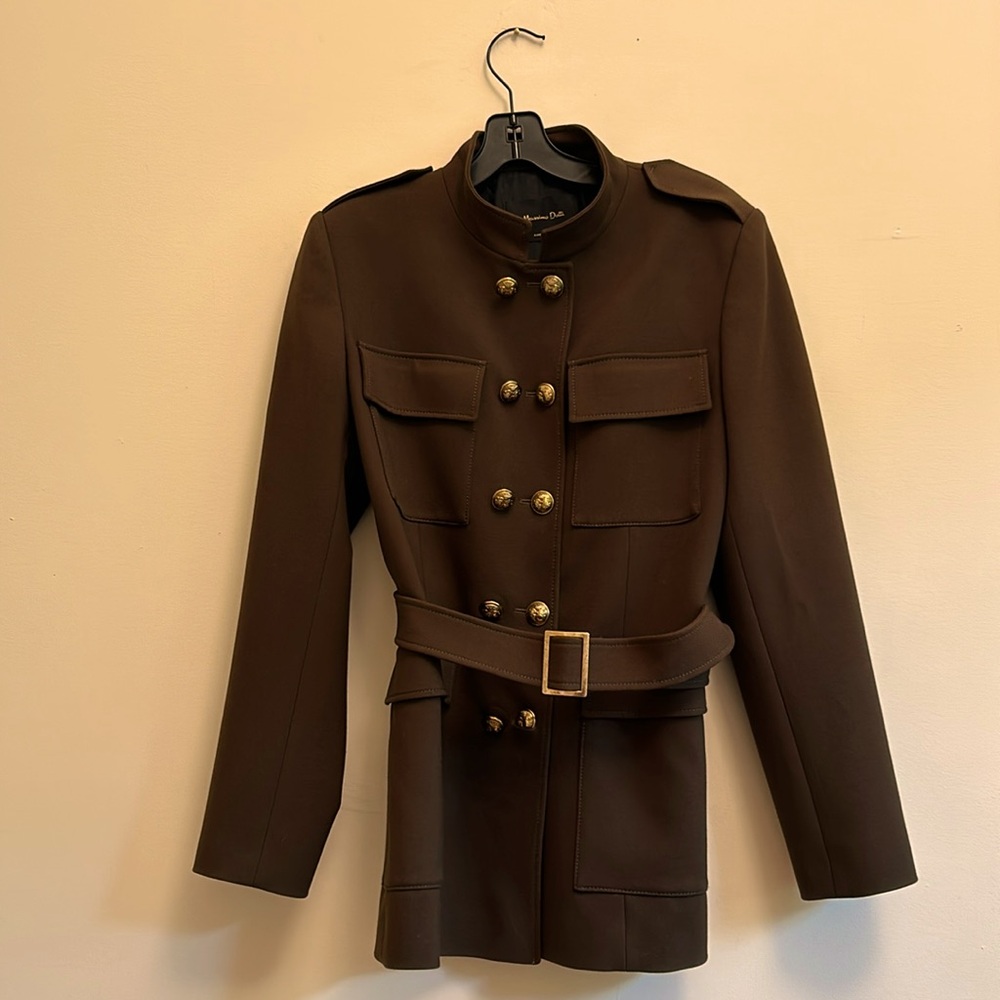 Massimo Dutti Military-Style Jacket